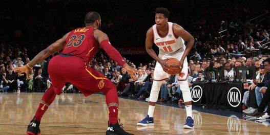 King James Frank Ntilikina career-high