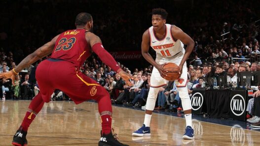 King James Frank Ntilikina career-high