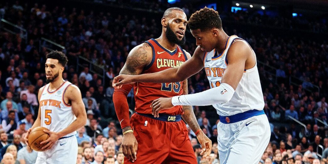 LeBron James Frank Ntilikina