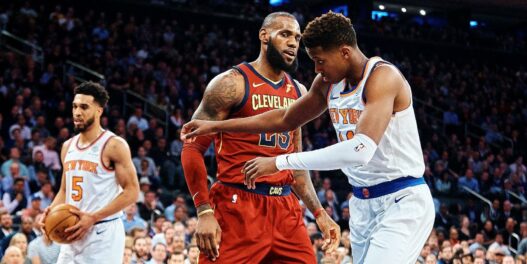 LeBron James Frank Ntilikina