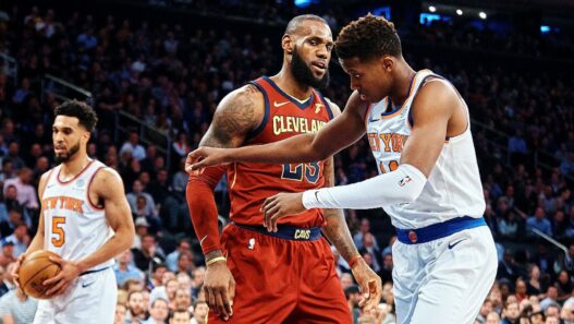 LeBron James Frank Ntilikina