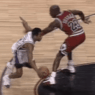 Michael Jordan crossover Allen Iverson