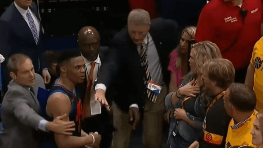 Russell Westbrook a bien calmé les fans du Utah Jazz