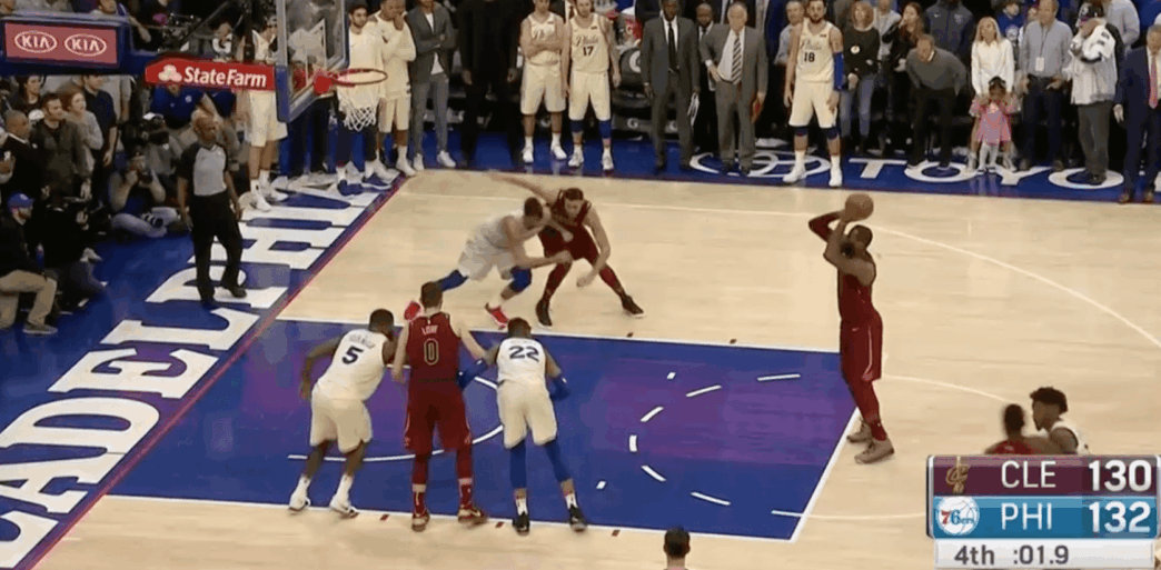 Sixers Cavaliers LeBron James