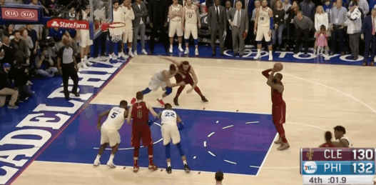 Sixers Cavaliers LeBron James