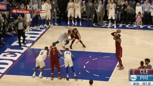 Sixers Cavaliers LeBron James