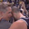 L’accolade pleine de classe de Steve Kerr à Manu Ginobili