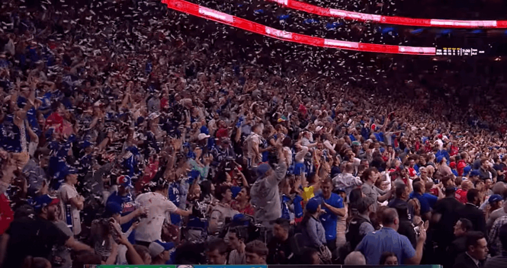 Pour l’égalisation de Belinelli au buzzer, les Sixers avaient sorti les confettis