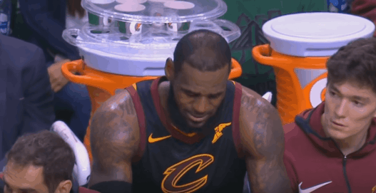 LeBron James Game 5 tired Celtics