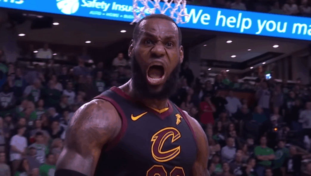 LeBron James Game 7 playoffs 2018