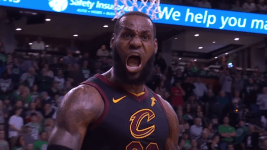 LeBron James Game 7 playoffs 2018