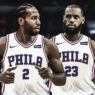 LeBron James Kawhi Leonard Philadelphia Sixers