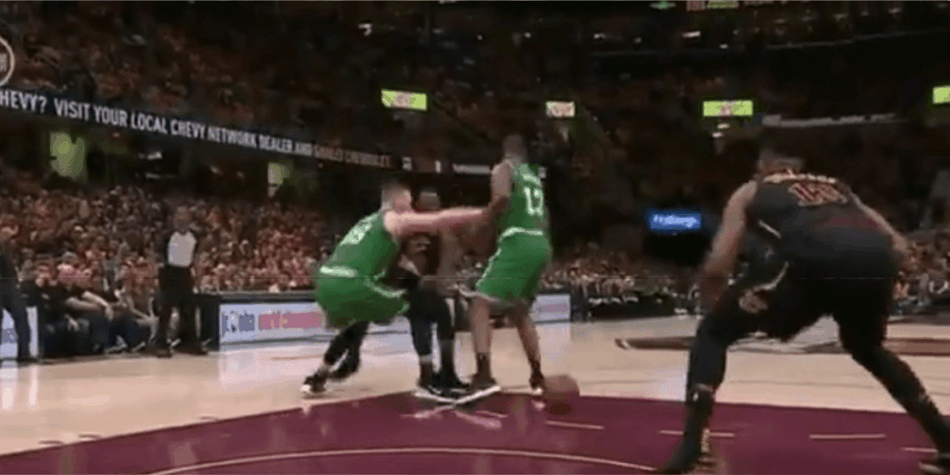 LeBron James assist Tristan Thompson