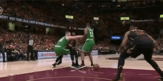 LeBron James assist Tristan Thompson