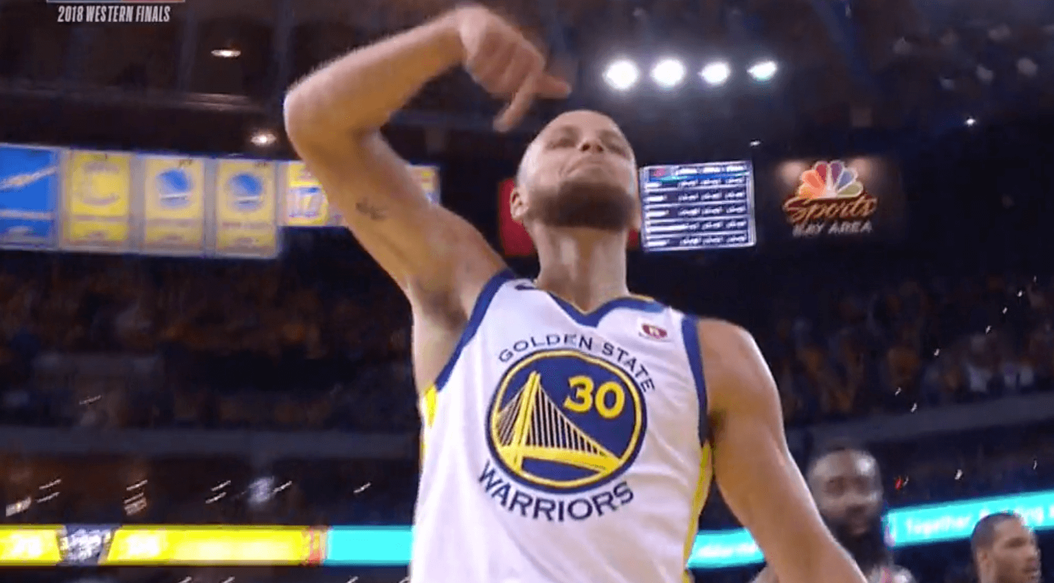 Stephen Curry trashtalk mere