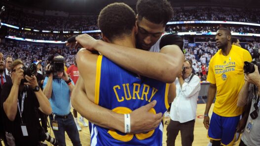 Anthony Davis Stephen Curry Warriors