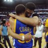 Anthony Davis Stephen Curry Warriors