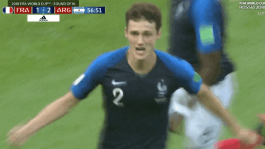 Benjamin Pavard but France Argentine