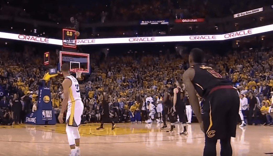 Cleveland Cavaliers Golden State Warriors Curry buzzer