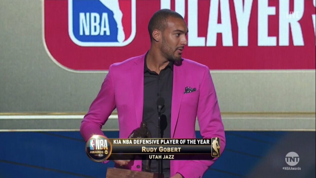Rudy Gobert NBA Defensive Player of The Year