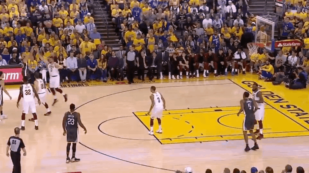 Stephen Curry Kevin Love Game 2 NBA Finals