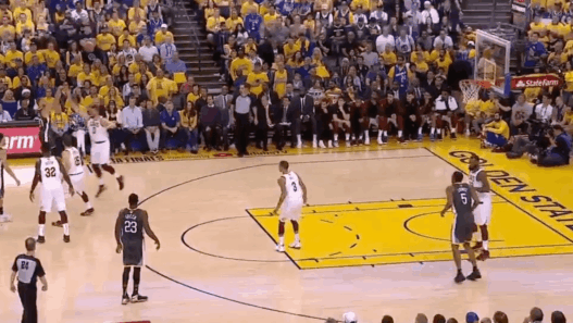 Stephen Curry Kevin Love Game 2 NBA Finals