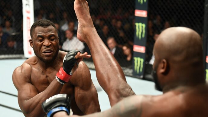 Francis Ngannou Derrick Lewis