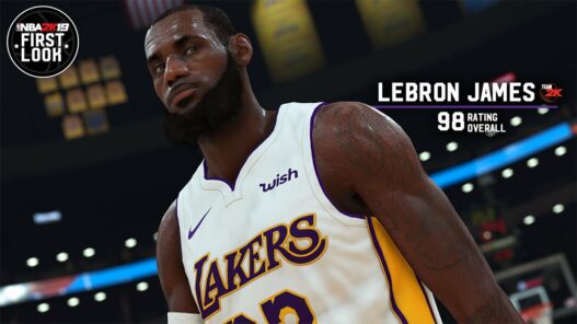 LeBron James NBA 2K19