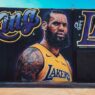 LeBron James mural Los Angeles