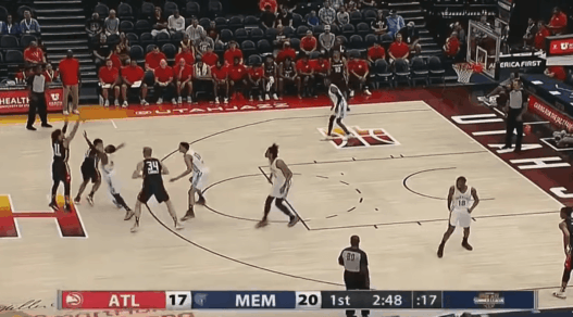 Trae Young Hawks Grizzlies