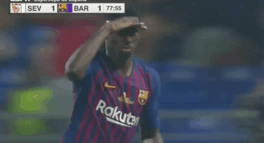 Sur une mine en barre rentrante, Dembélé offre la Supercoupe d'Espagne au FC Barcelone
