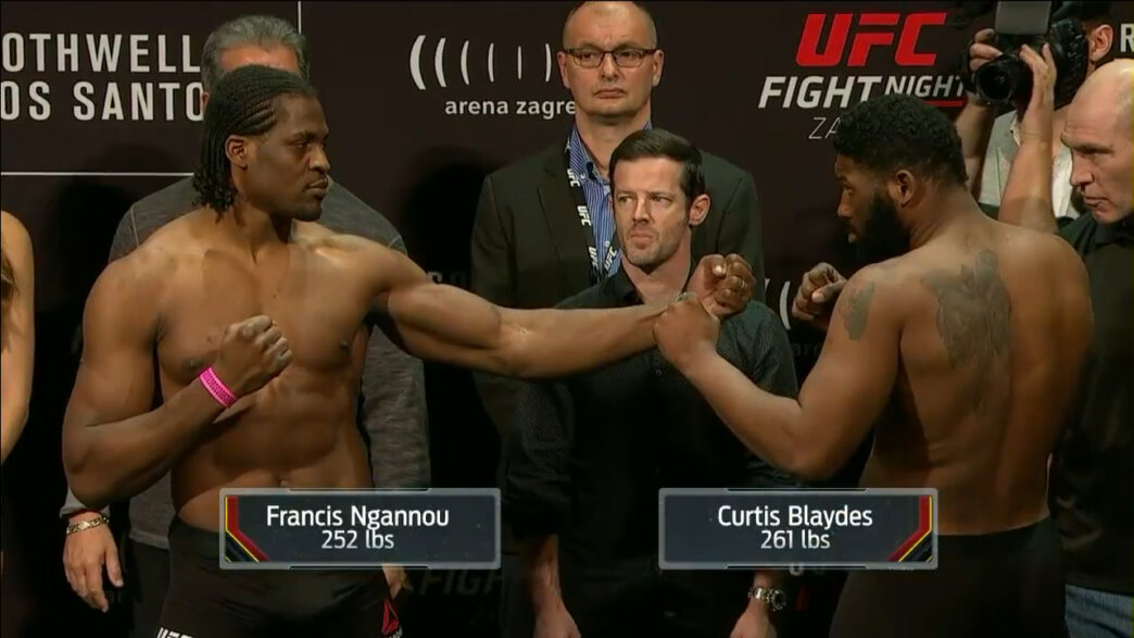 Francis Ngannou Curtis Blaydes
