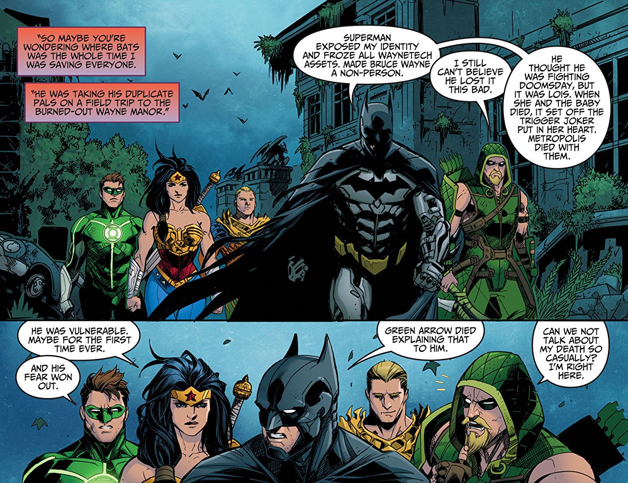 Injustice batman arrow green lantern