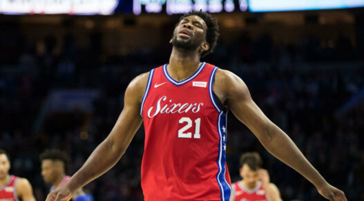 Joel Embiid sad rookie sixers