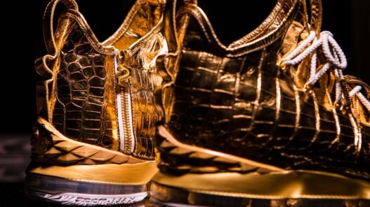 LeBron 15 Diamond and Gold