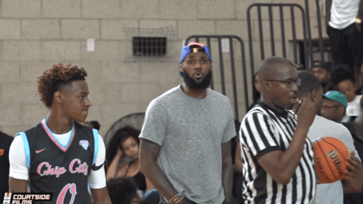 LeBron James Bronny Blue Chips