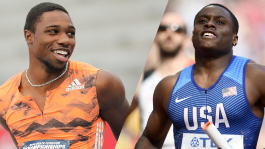 Noah Lyles Christian Coleman