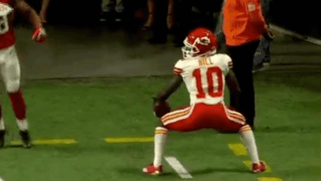 Après un touchdown de 69 yards, Tyreek Hill s'offre le twerk