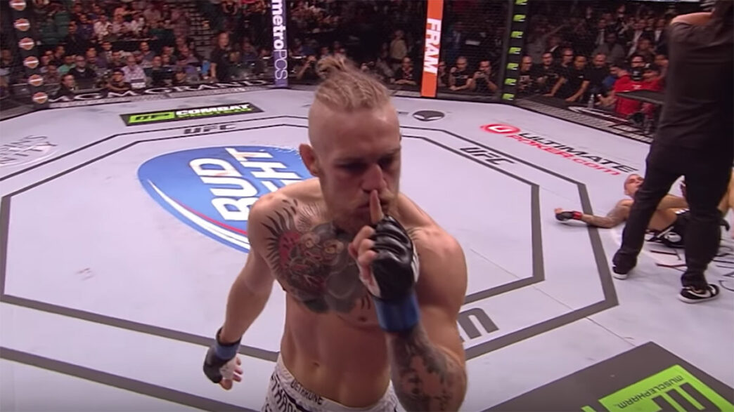 Conor McGregor Dustin Poirier KO