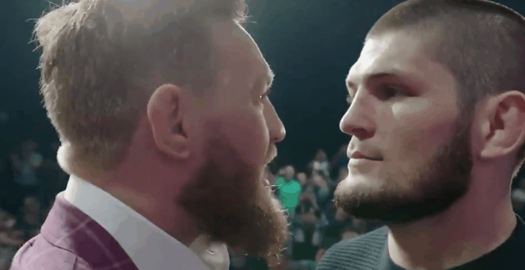 Conor McGregor Khabib Nurmagomedov face to face
