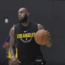 LeBron James Lakers entrainement