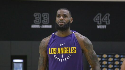 LeBron James Lakers workout