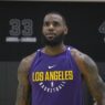 LeBron James Lakers workout