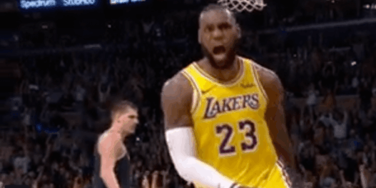 LeBron James Lakers Nuggets