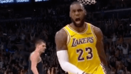 LeBron James Lakers Nuggets