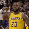 LeBron James Lakers celebration