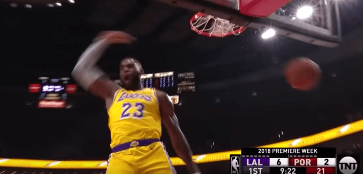 LeBron James Lakers debut