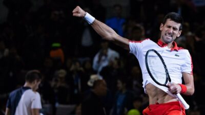 Novak Djokovic Celebration