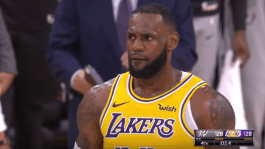 Spurs Lakers LeBron James
