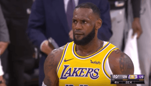 Spurs Lakers LeBron James